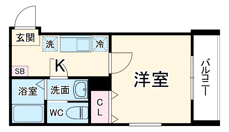 メルディア相模原の間取り