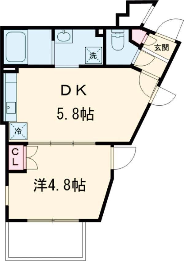 ビバリーホームズ目黒鷹番の間取り