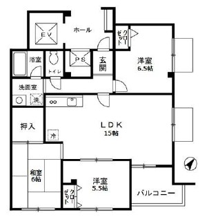ベルメゾンの間取り