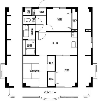 ノーブル壱番館の間取り