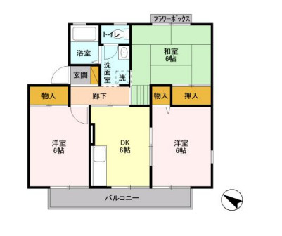 エスペランサAの間取り