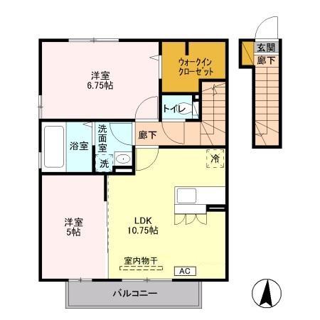 メルベーユカルチェの間取り