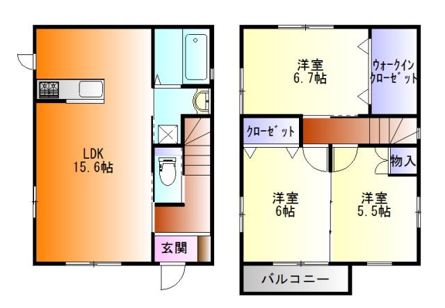 アマルフィ F棟の間取り