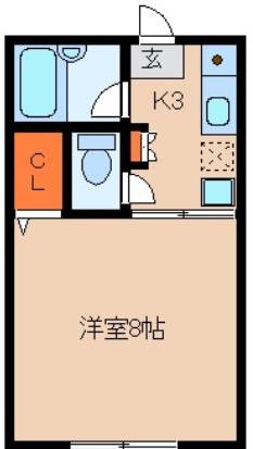 久保田ハイツ1号館の間取り