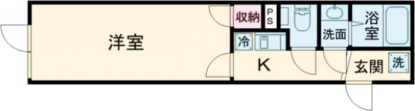 ペアルージュ西落合の間取り