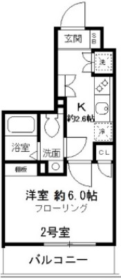カサミラの間取り