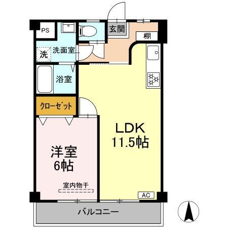 カーサM.Uの間取り