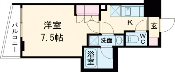 ZOOM池袋Westの間取り