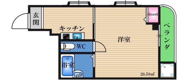 リザルト三国の間取り