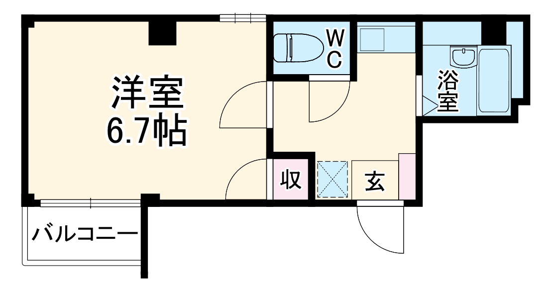 シャトー村瀬・千代田の間取り
