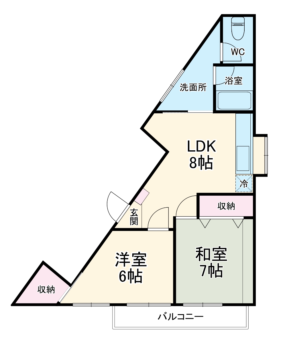 友鶴ビルの間取り
