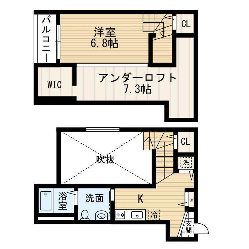 グレイスガーデン箱崎の間取り