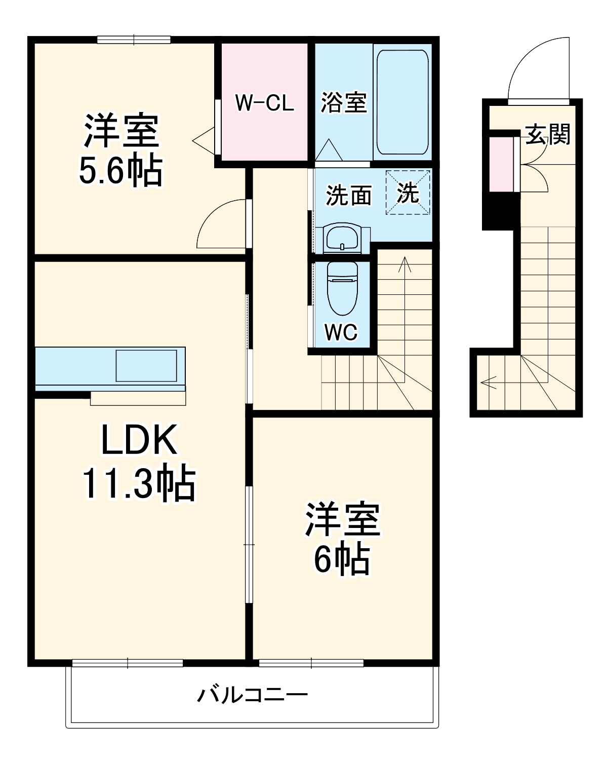 ソレーユ南行徳の間取り