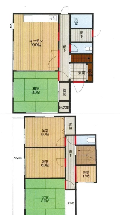 クラッソ町田高ヶ坂の間取り