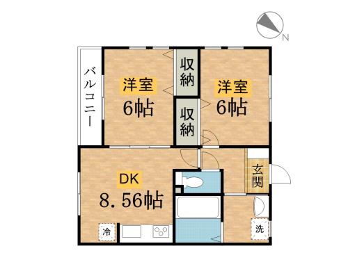 ブランの間取り