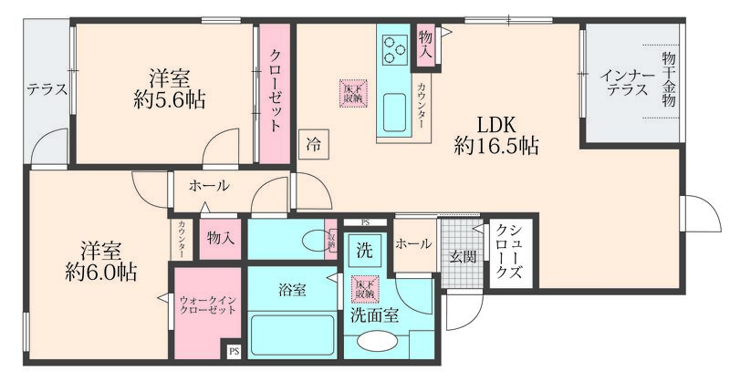 LULU西尾久の間取り