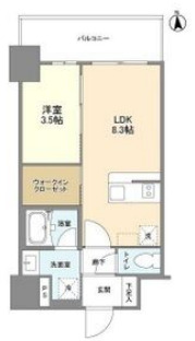 リヴェント難波ウエストの間取り