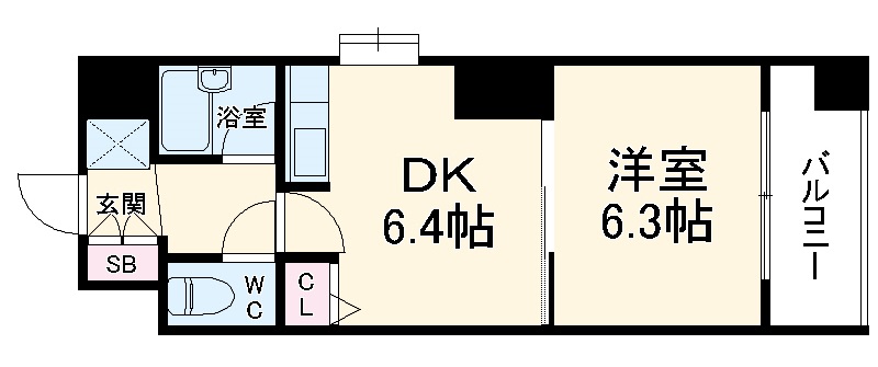 デリード&サンヴェール桂川東の間取り