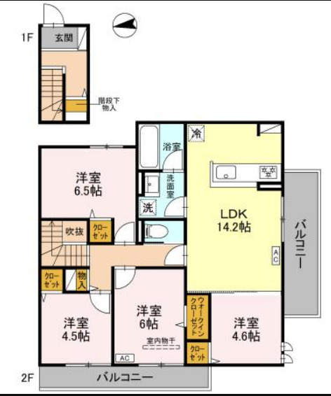 アドゥシール荘園の間取り