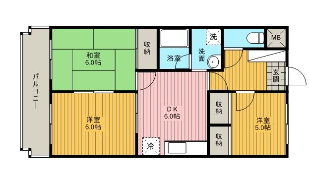 メゾンアゼリアの間取り