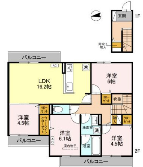アドゥシール荘園の間取り