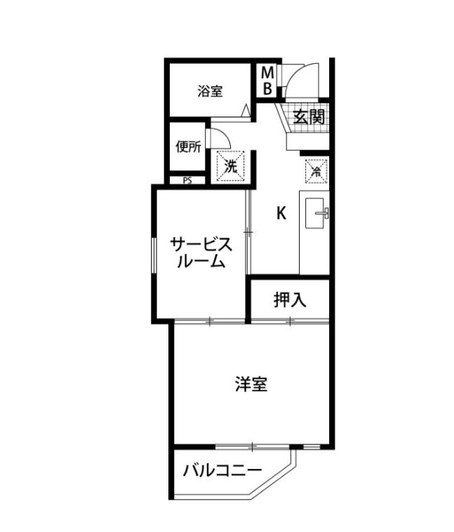 ベルポアン多摩川の間取り
