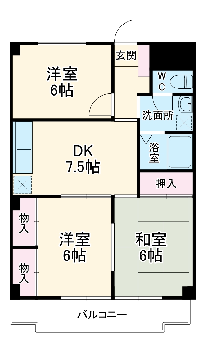 プルミエール西船の間取り
