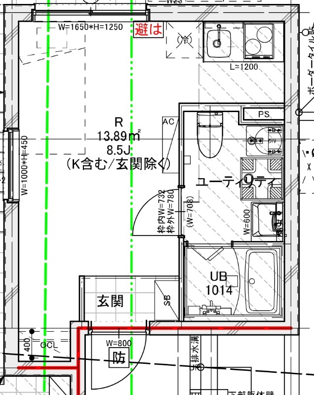 クレドコート品川中延の間取り