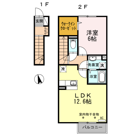 アルカディアの間取り
