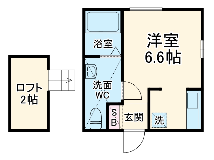 GATE LAGOON戸塚町の間取り