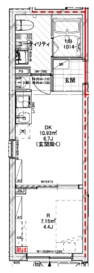 クレドコート品川中延の間取り