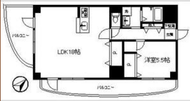 メゾンクレールの間取り