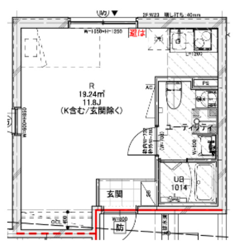 クレドコート品川中延の間取り