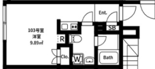 王子本町2丁目北棟の間取り