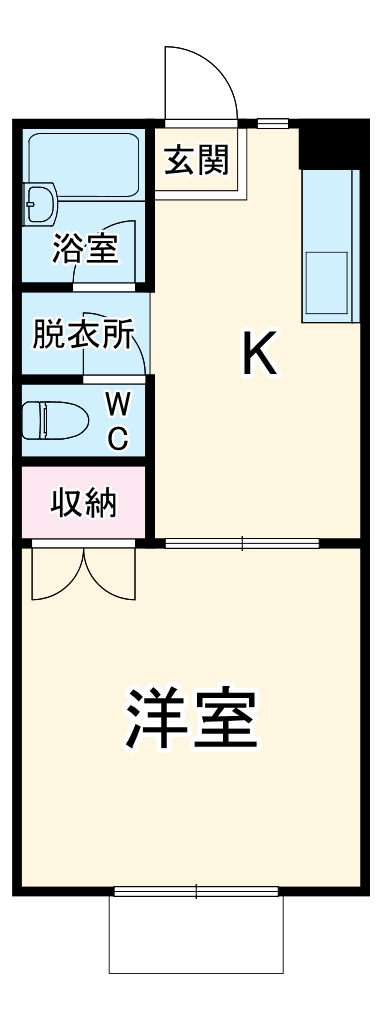 スカイブルー東海岸Ⅱの間取り