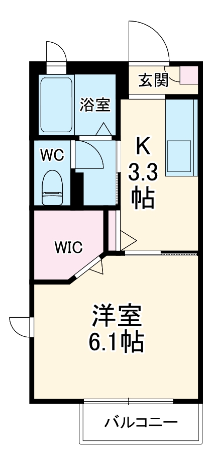 ソレイユ湘南の間取り