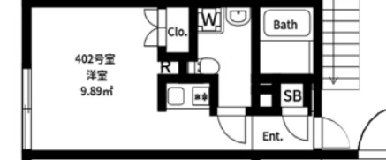 王子本町2丁目北棟の間取り