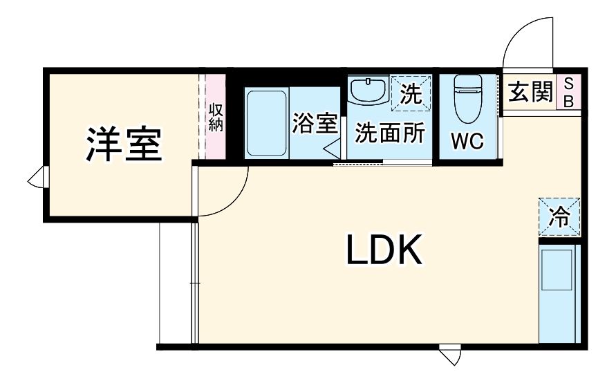 モナ・ローベルの間取り