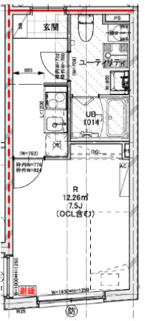 クレドコート品川中延の間取り