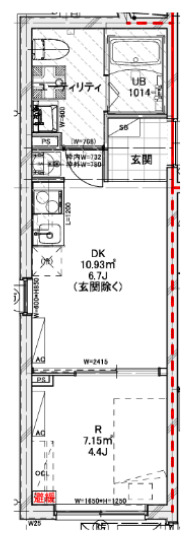 クレドコート品川中延の間取り