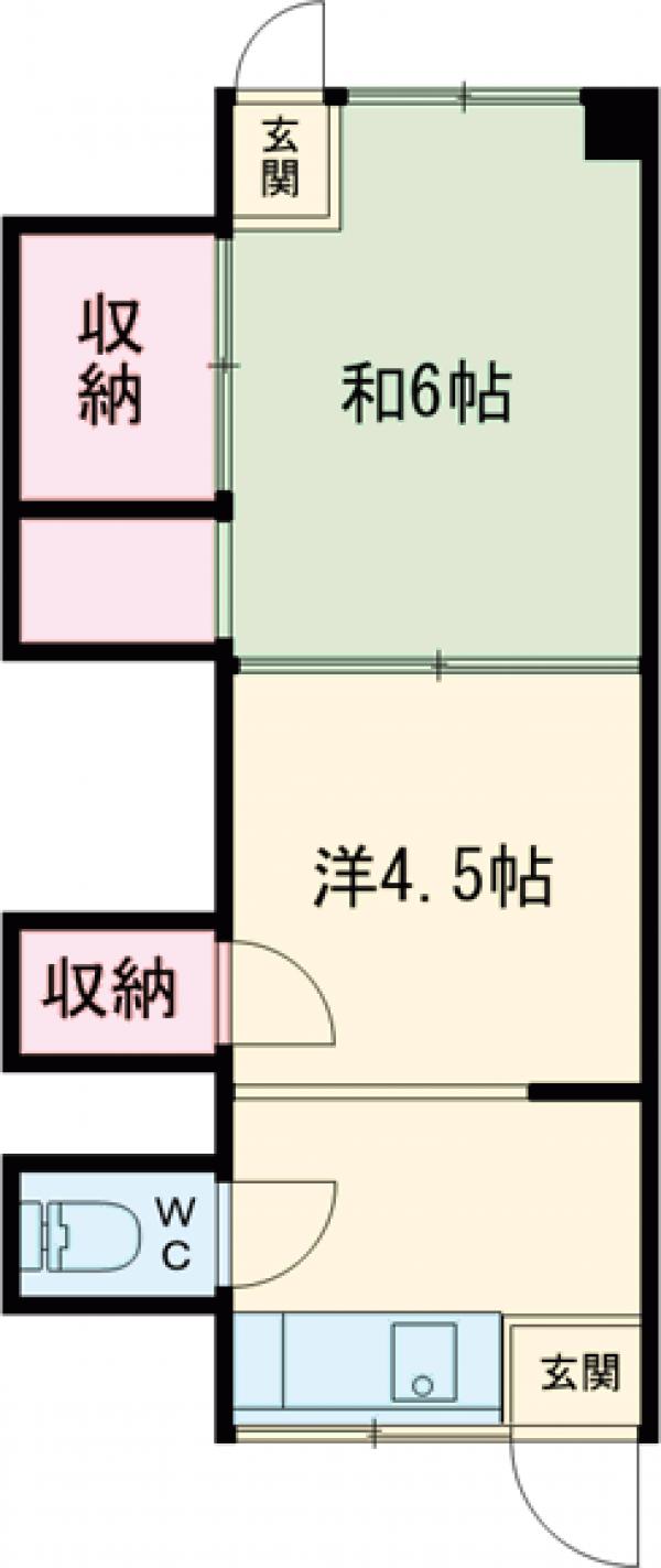 京葉コーポの間取り