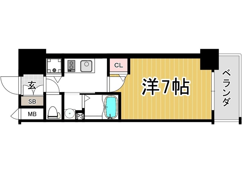 エスリード西九条レジデンスの間取り