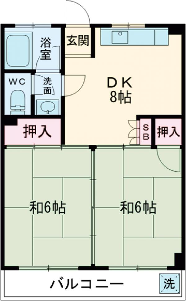 第三大信マンションの間取り
