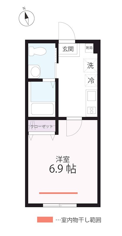 ハーミットクラブハウス野島公園A号棟(仮)の間取り