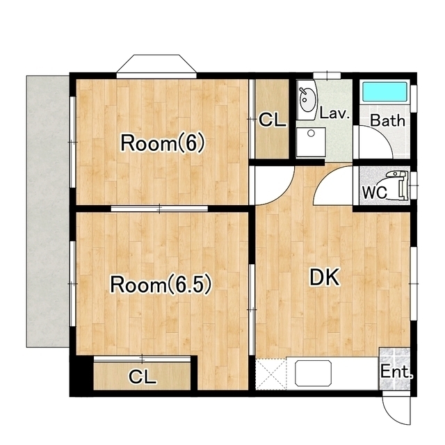 コーポ柏の間取り