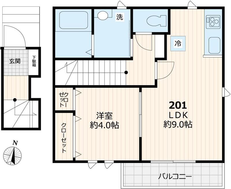 フィカーサ石神井町の間取り