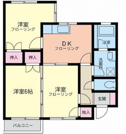 CLLエクセレンス相模台Ⅱの間取り