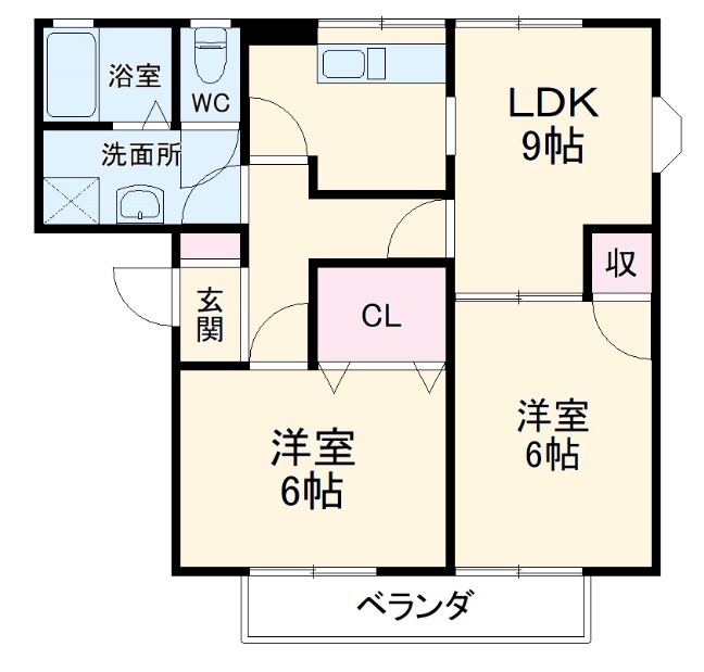 パークハイムCの間取り