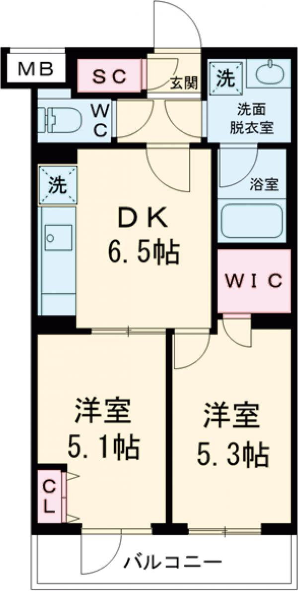 ルフレ世田谷ノールの間取り