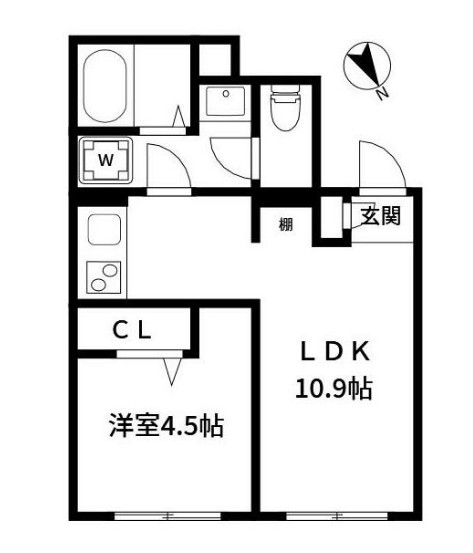 アルティローサ笹塚の間取り